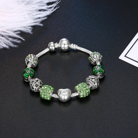 Good Quality Womens Bracelet With Different Colour Charm Girls Wirstband For Party Wear Jewelry