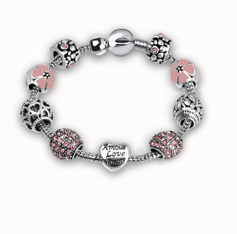 Good Quality Womens Bracelet With Different Colour Charm Girls Wirstband For Party Wear Jewelry