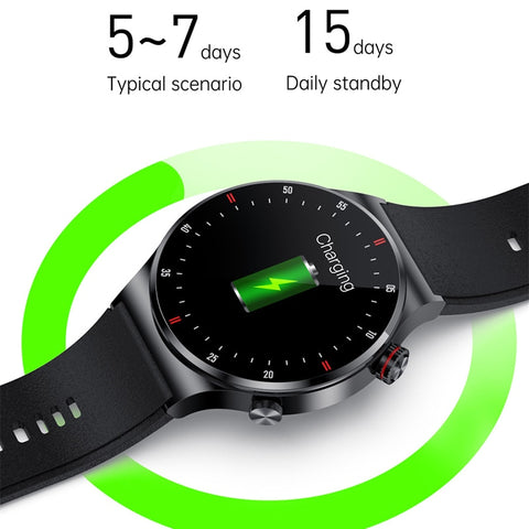 New ECG Monitoring Smart Watch Men Bluetooth Call Fitness Tracker Multi-movement Waterproof Smartwatch Men For Huawei IOS